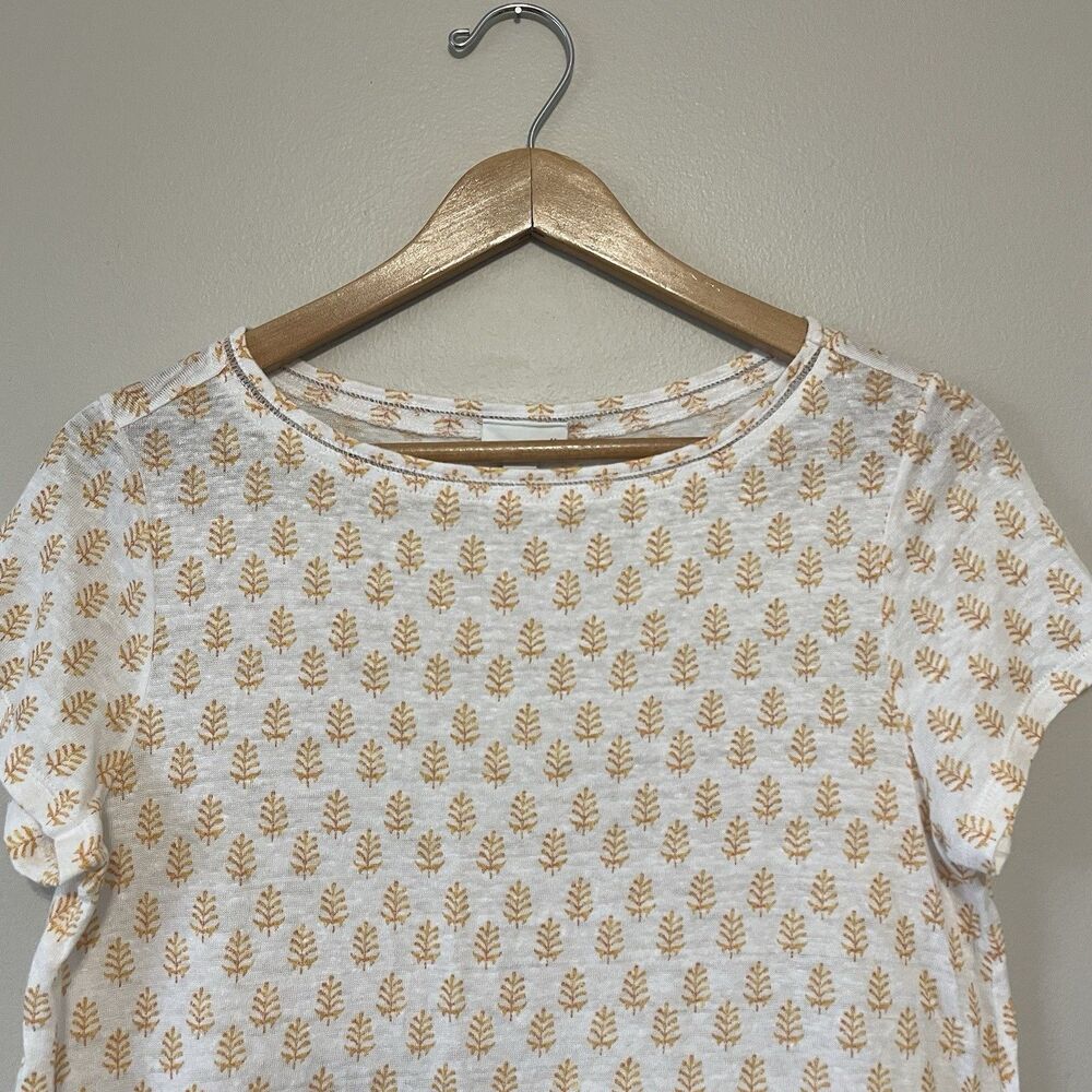 J Jill Love Linen Top Size S Boho Coastal Beach Breathable Summer Lightweight - Picture 3 of 11